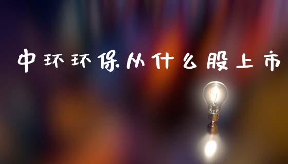 中环环保从什么股上市_https://wap.78312.cn_金融监管_第1张