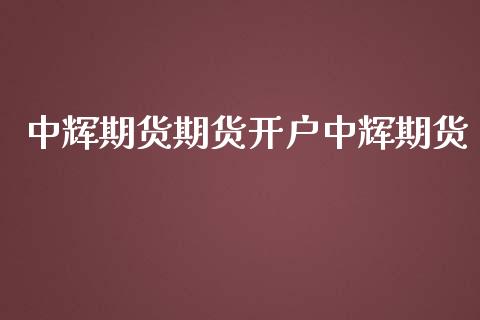 中辉期货期货开户中辉期货_https://wap.78312.cn_期货开户_第1张