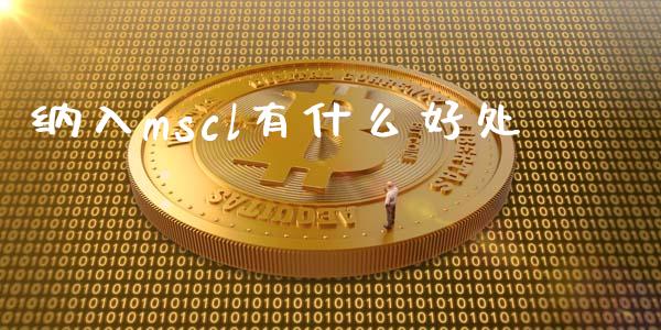 纳入mscl有什么好处_https://wap.78312.cn_金融监管_第1张