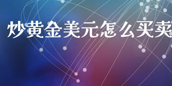 炒黄金美元怎么买卖_https://wap.78312.cn_财经新闻_第1张
