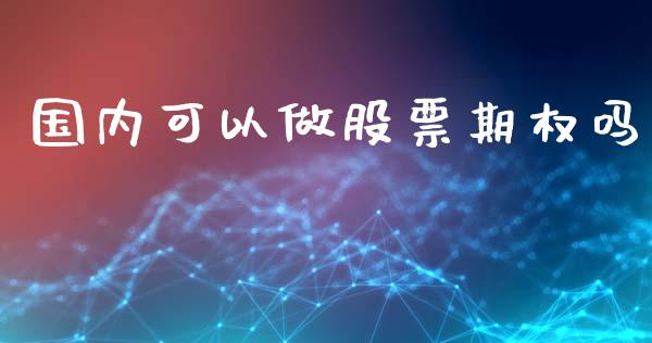 国内可以做股票期权吗_https://wap.78312.cn_外汇交易_第1张