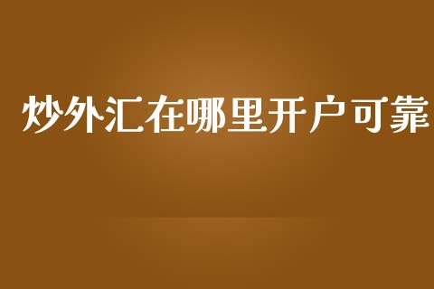 炒外汇在哪里开户可靠_https://wap.78312.cn_外汇交易_第1张
