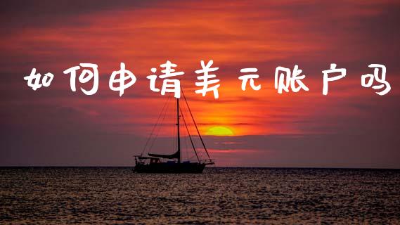 如何申请美元账户吗_https://wap.78312.cn_外汇交易_第1张