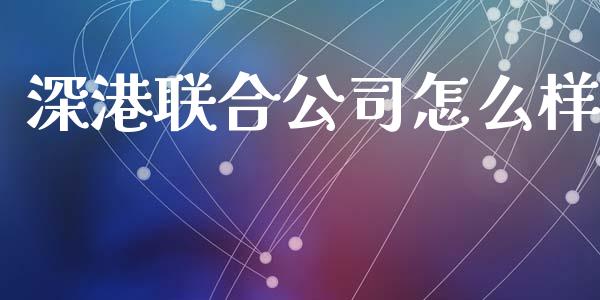 深港联合公司怎么样_https://wap.78312.cn_财经新闻_第1张