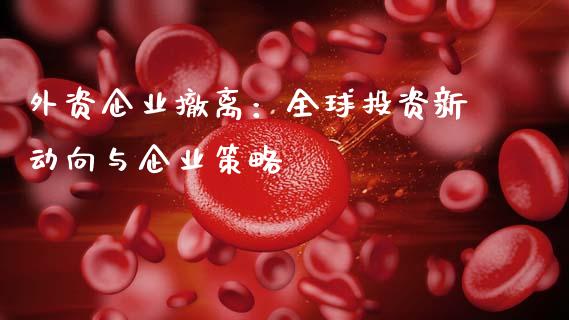 外资企业撤离：全球投资新动向与企业策略_https://wap.78312.cn_期货开户_第1张