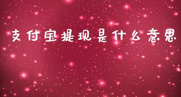 支付宝提现是什么意思_https://wap.78312.cn_期货开户_第1张