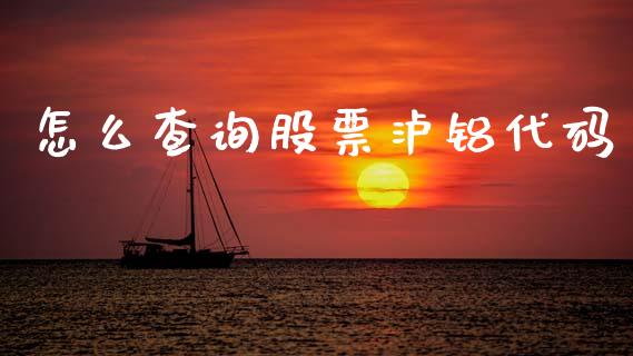 怎么查询股票泸铝代码_https://wap.78312.cn_债券资讯_第1张