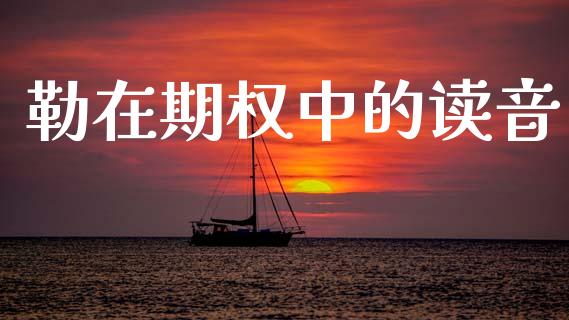 勒在期权中的读音_https://wap.78312.cn_金融监管_第1张