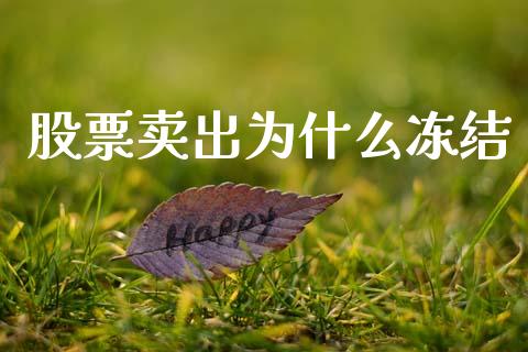 股票卖出为什么冻结_https://wap.78312.cn_金融监管_第1张