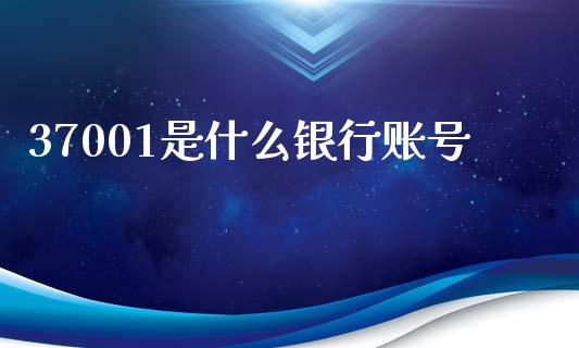 37001是什么银行账号_https://wap.78312.cn_外汇交易_第1张