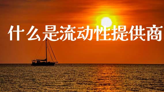 什么是流动性提供商_https://wap.78312.cn_金融监管_第1张