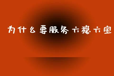 为什么要服务六稳六宝_https://wap.78312.cn_全球市场_第1张