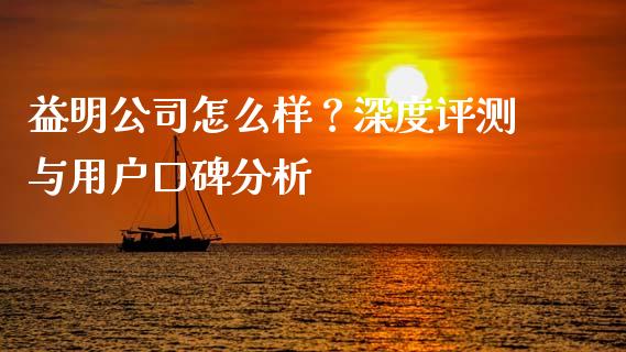 益明公司怎么样？深度评测与用户口碑分析_https://wap.78312.cn_全球市场_第1张