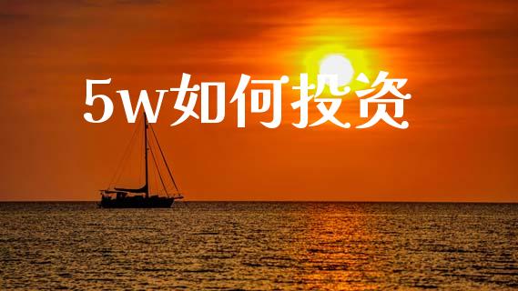 5w如何投资_https://wap.78312.cn_财经新闻_第1张