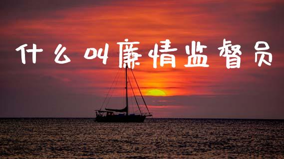 什么叫廉情监督员_https://wap.78312.cn_金融监管_第1张