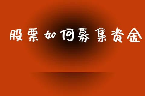 股票如何募集资金_https://wap.78312.cn_期货开户_第1张