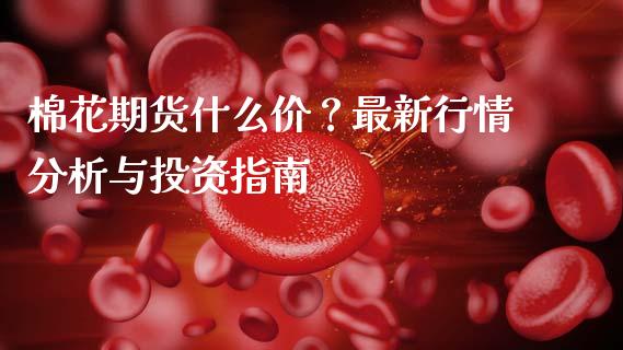 棉花期货什么价？最新行情分析与投资指南_https://wap.78312.cn_全球市场_第1张