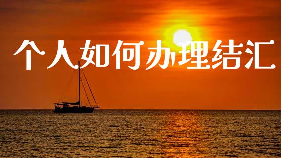 个人如何办理结汇_https://wap.78312.cn_财经新闻_第1张