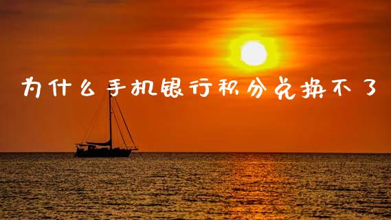为什么手机银行积分兑换不了_https://wap.78312.cn_全球市场_第1张