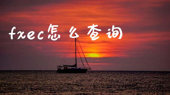 fxec怎么查询_https://wap.78312.cn_金融监管_第1张