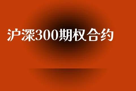 沪深300期权合约_https://wap.78312.cn_债券资讯_第1张
