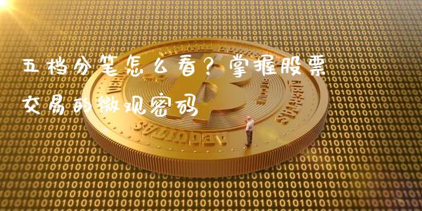 五档分笔怎么看？掌握股票交易的微观密码_https://wap.78312.cn_外汇交易_第1张