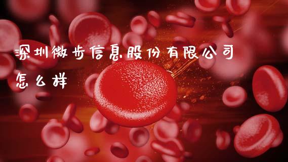 深圳微步信息股份有限公司怎么样_https://wap.78312.cn_金融监管_第1张