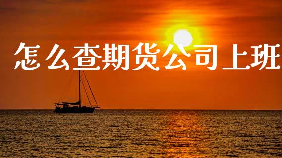 怎么查期货公司上班_https://wap.78312.cn_期货开户_第1张