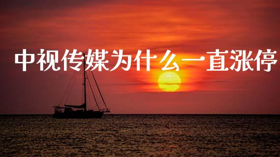 中视传媒为什么一直涨停_https://wap.78312.cn_期货开户_第1张