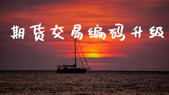 期货交易编码升级_https://wap.78312.cn_外汇交易_第1张
