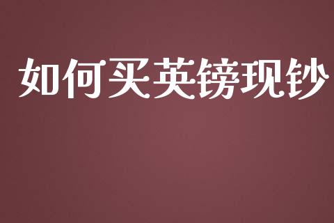 如何买英镑现钞_https://wap.78312.cn_全球市场_第1张