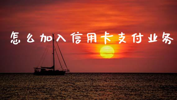 怎么加入信用卡支付业务_https://wap.78312.cn_债券资讯_第1张