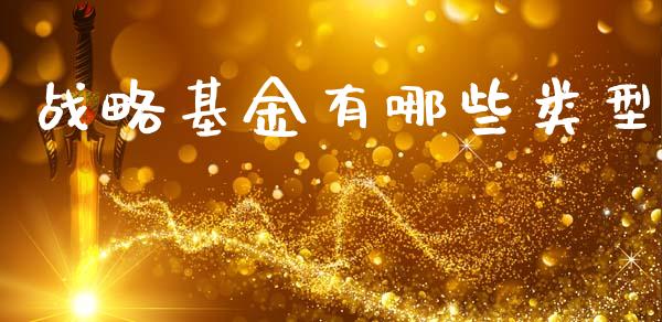 战略基金有哪些类型_https://wap.78312.cn_债券资讯_第1张