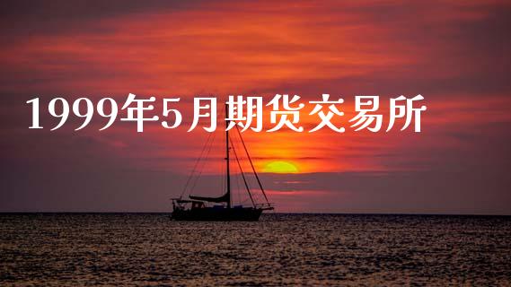 1999年5月期货交易所_https://wap.78312.cn_全球市场_第1张