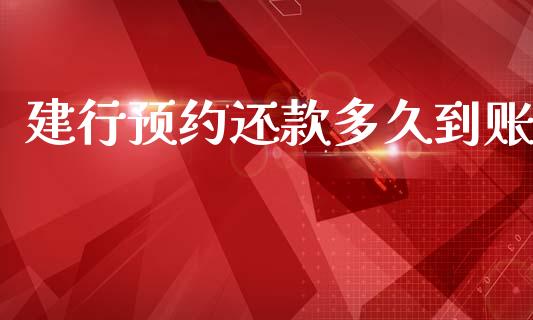 建行预约还款多久到账_https://wap.78312.cn_外汇交易_第1张