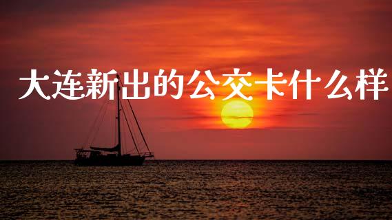 大连新出的公交卡什么样_https://wap.78312.cn_外汇交易_第1张
