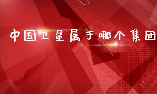 中国卫星属于哪个集团_https://wap.78312.cn_债券资讯_第1张
