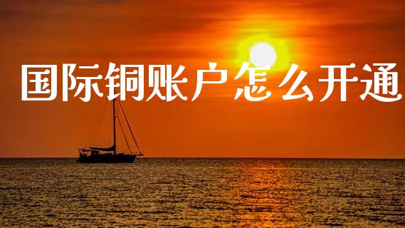 国际铜账户怎么开通_https://wap.78312.cn_财经新闻_第1张