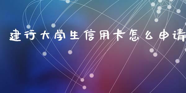 建行大学生信用卡怎么申请_https://wap.78312.cn_外汇交易_第1张