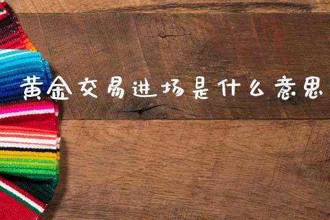 黄金交易进场是什么意思_https://wap.78312.cn_金融监管_第1张