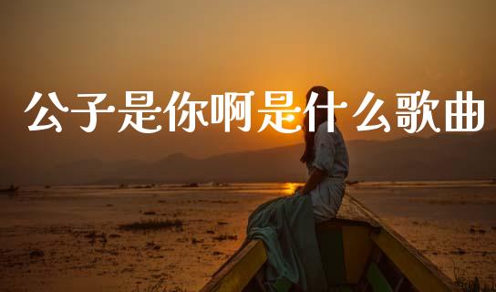 公子是你啊是什么歌曲_https://wap.78312.cn_债券资讯_第1张