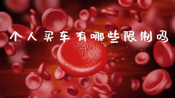 个人买车有哪些限制吗_https://wap.78312.cn_全球市场_第1张