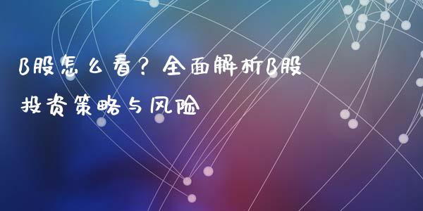 B股怎么看？全面解析B股投资策略与风险_https://wap.78312.cn_外汇交易_第1张