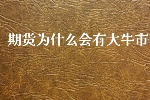 期货为什么会有大牛市_https://wap.78312.cn_财经新闻_第1张