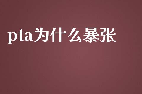 pta为什么暴张_https://wap.78312.cn_期货开户_第1张
