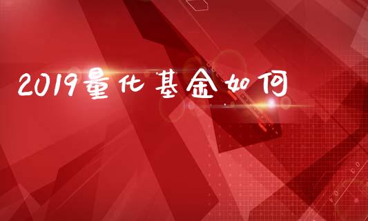 2019量化基金如何_https://wap.78312.cn_全球市场_第1张