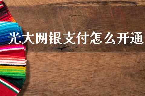 光大网银支付怎么开通_https://wap.78312.cn_金融监管_第1张