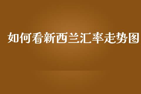 如何看新西兰汇率走势图_https://wap.78312.cn_全球市场_第1张