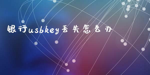 银行usbkey丢失怎么办_https://wap.78312.cn_期货开户_第1张