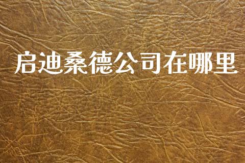 启迪桑德公司在哪里_https://wap.78312.cn_外汇交易_第1张